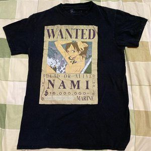 Wanted Nami Poster Graphic Tee